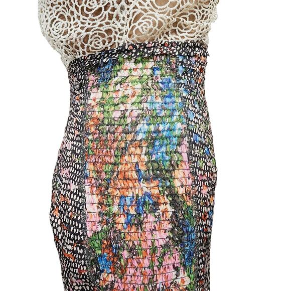 Byron Lars Beguile Lace Study Sheath Dress - Size 4 PRE-OWNED EUC - Picture 6 of 10